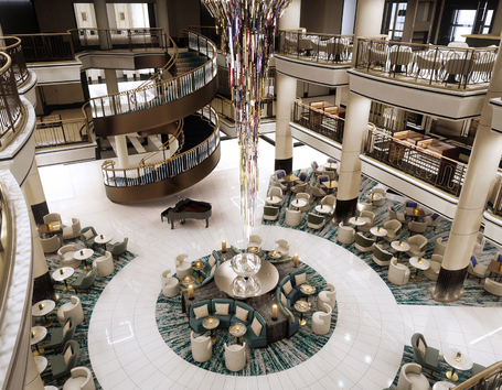 Britannia--Post-refit-Atrium: DMA Value Vacations Travel & Tours Inc.